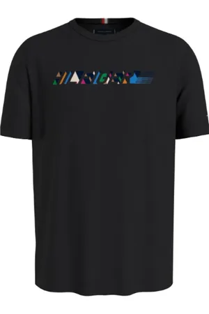 Tommy Hilfiger Koszulki, Mężczyzna, Czarny, XL, Stylowe Spodnie dla Mężczyzn