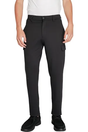 Calvin Klein Spodnie, Mężczyzna, Czarny, W38 L32, Czarne Jeansyy & Spodnie z recyklingowego poliestru