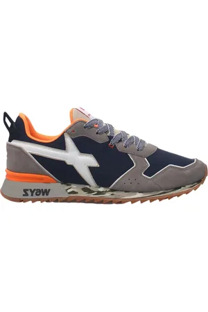 W6YZ Buty, Mężczyzna, Wielobarwność, 44 EU, Zamsz, Niebieskie Sneaker Jet Urban Chic