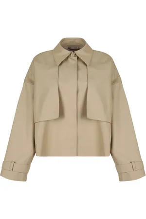 Calvin Klein Kurtki, Kobieta, Beżowy, XS, Beżowy Trenchcoat
