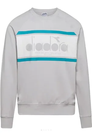 Diadora Bluzy, Kobieta, Szary, L, Szara Crew Spectra Bawełniana Bluza