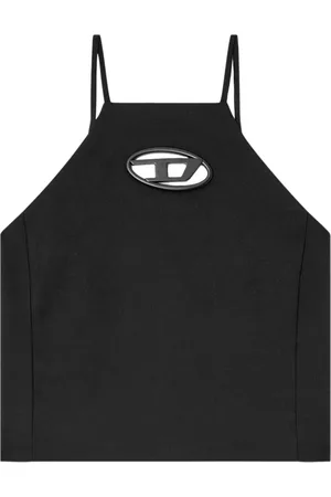 Diesel Koszulki, Kobieta, Czarny, S, Elegancki T-wilit Top Ss 25