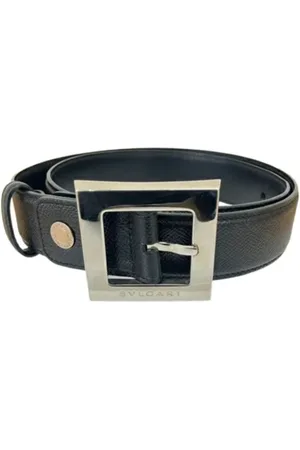 Bvlgari Pre-owned, Mężczyzna, Czarny, ONE SIZE, Skóra, Pre-owned Leather belts