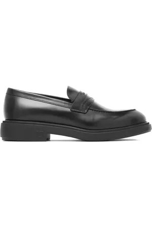 Salvatore Ferragamo Buty, Mężczyzna, Czarny, 42 1/2 EU, Czarne Mokasyny z Dziurką na Monetę