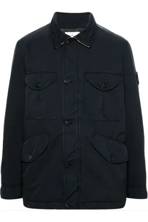 Stone Island Kurtki, Mężczyzna, Niebieski, M, Niebieskie Kurtki Męskie