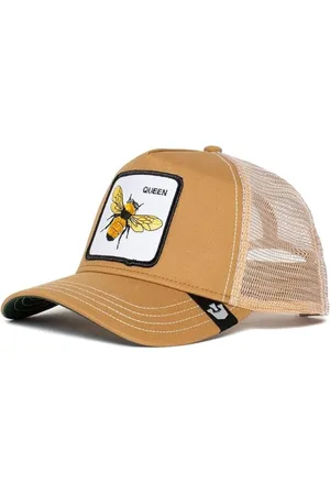 Goorin Bros. Akcesoria, Kobieta, Beżowy, ONE SIZE, Len, Animal Farm Trucker Cap Brązowy Unisex