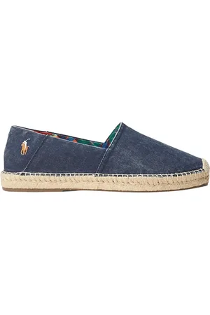 Ralph Lauren Buty, Mężczyzna, Niebieski, 44 EU, Stylowe espadryle na letnie stylizacje