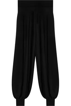Alaïa Spodnie, Kobieta, Czarny, S, Spodnie Cropped