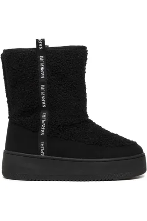 Napapijri Buty, Kobieta, Czarny, 40 EU, Miejskie Casualowe Wysokie Sneakersy Czarne