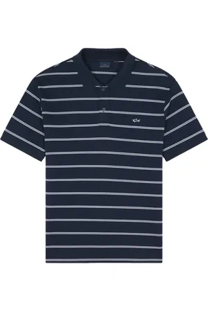 Paul & Shark Koszulki, Mężczyzna, Niebieski, 2XL, Pikowany Polo z Bawełny