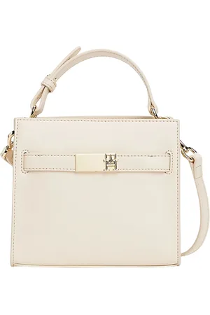 Tommy Hilfiger Torebki, Kobieta, Beżowy, ONE SIZE, Heritage Mini Satchel