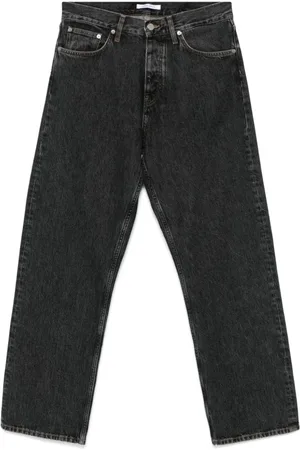 Sunflower Jeansy, Mężczyzna, Czarny, W30, Denim, Czarne Jeansyy Denim Zapięcie Motylkowe
