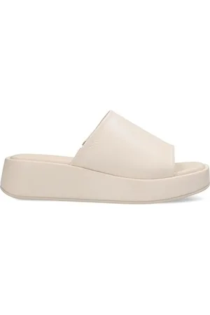 Mexx Buty, Kobieta, Beżowy, 38 EU, Len, Beżowe Damskie Kapcie