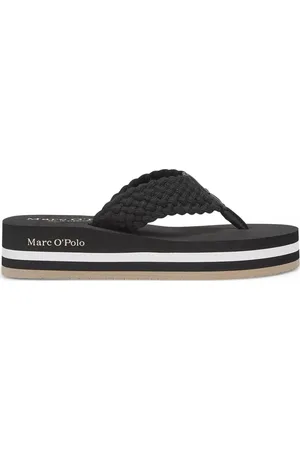 Marc O’ Polo Buty, Kobieta, Czarny, 39 EU, Czarne Damskie Kapcie