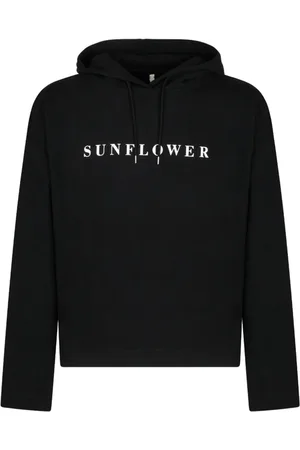 Sunflower Bluzy, Mężczyzna, Czarny, L, Czarna Bluza z Nadrukiem
