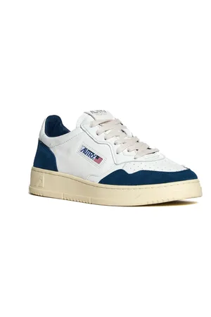 Autry Buty, Mężczyzna, Biały, 42 EU, Zamsz, Skórzane trampki dla mężczyzn