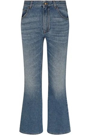 Chloé Jeansy, Kobieta, Niebieski, W27, Mgliste Niebieskie Bootcut Jeansyy z Konopi