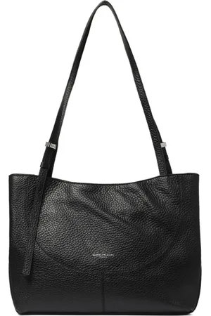 Gianni chiarini Torebki, Kobieta, Czarny, ONE SIZE, Czarna Torba Minerva z Magnetycznym Zapięciem