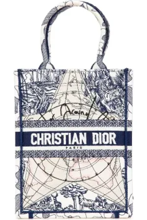 Dior Pre-owned, Kobieta, Niebieski, ONE SIZE, Pre-owned Canvas totes