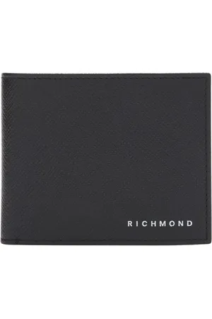 John Richmond Akcesoria, unisex, Czarny, ONE SIZE, Skóra, Wallets Cardholders