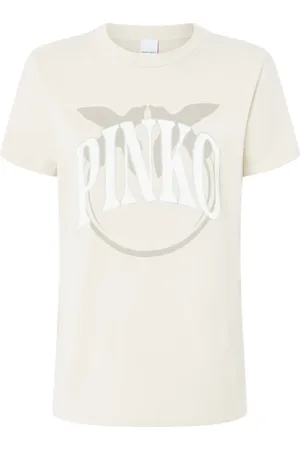 Pinko Koszulki, Kobieta, Beżowy, S, Bawełna, Materiał zewnętrzny Kurtka 100% Bawełna