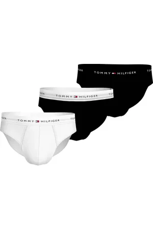 Tommy Hilfiger Bielizna, Mężczyzna, Wielobarwność, XL, Bawełna, Bawełniane figi z logo w pasie