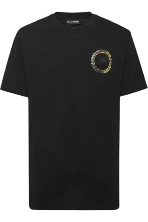 Philipp Plein Koszulki, Mężczyzna, Czarny, S, Bawełniany T-shirt dla mężczyzn