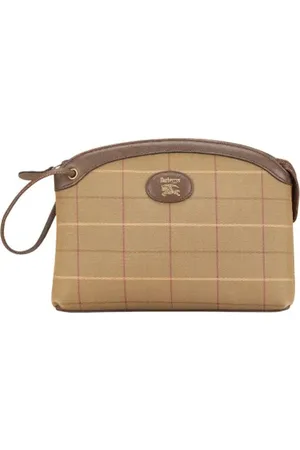 Burberry Pre-owned, Kobieta, brązowy, ONE SIZE, Skóra, Pre-owned Canvas clutches