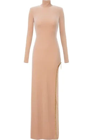 Elisabetta Franchi Sukienki, Kobieta, Różowy, M, Elegancka Sukienka Abito