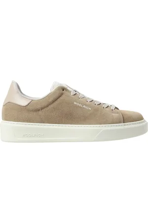 Woolrich Buty, Mężczyzna, Beżowy, 43 EU, Klasyczne Court Sneakers dla Mężczyzn