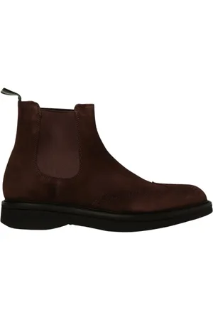 Green george Buty, Mężczyzna, brązowy, 41 1/2 EU, Brązowe Botki Brogue