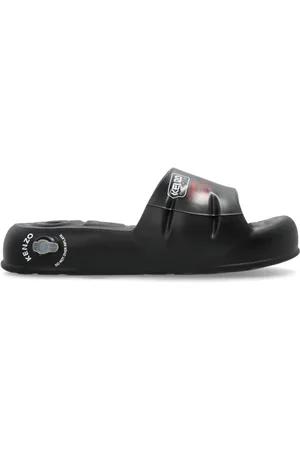 Kenzo Buty, Kobieta, Czarny, 38 EU, Gumowe Klapki