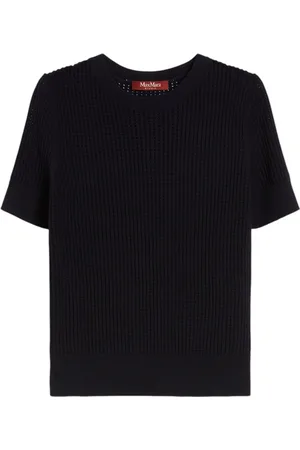 Max Mara Swetry, Kobieta, Niebieski, S, Stylowy Sweter