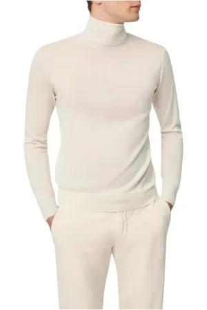 L.B.M. 1911 Swetry, Mężczyzna, Biały, 3XL, Stylowy Sweter dla Kobiet