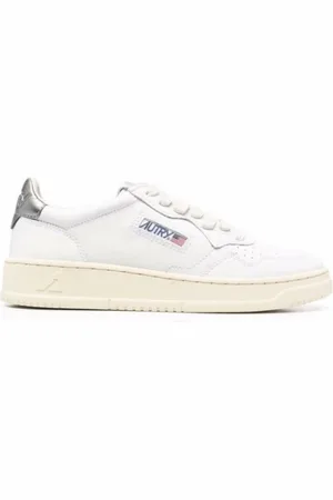 Autry Buty, Kobieta, Biały, 41 EU, Medalist Niskie Sneakersy Z Skóry