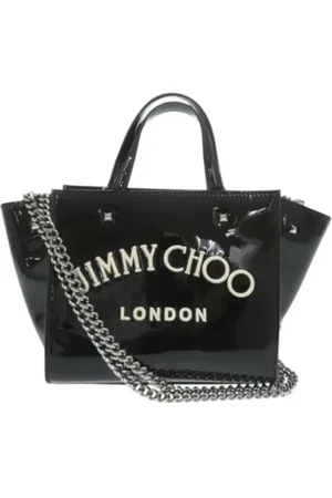 Jimmy Choo Pre-owned, Kobieta, Czarny, ONE SIZE, Skóra, Pre-owned Skórzane torebki