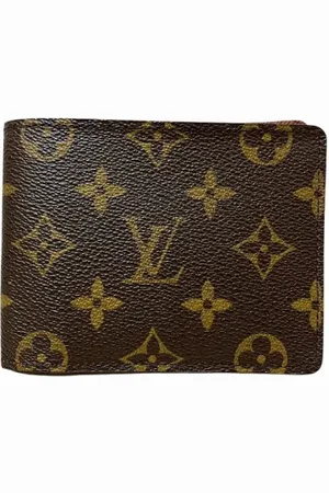 LOUIS VUITTON Pre-owned, Mężczyzna, brązowy, ONE SIZE, Skóra, Pre-owned portfele płócienne