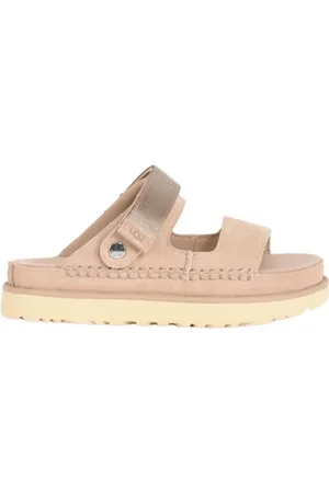 UGG Buty, Kobieta, Beżowy, 39 EU, Zamsz, Złote Sandały Golden Star Glide