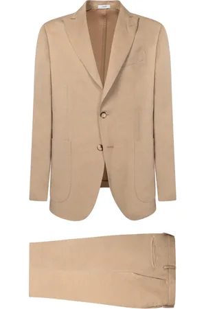 Boglioli Garnitury, Mężczyzna, Beżowy, M, Beżowy Garnitur dla Mężczyzn Elegancki Styl
