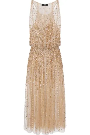 Elisabetta Franchi Sukienki, Kobieta, Różowy, M, Elegancka Sukienka dla Kobiet