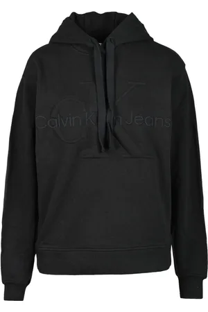 Calvin Klein Bluzy, Kobieta, Czarny, XS, Swetry Bluzy z kapturem