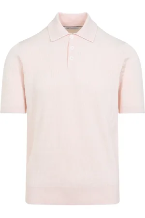 Brunello Cucinelli Swetry, Mężczyzna, Różowy, L, Neutralny T-shirt Podnieś Garderobę Stylowy