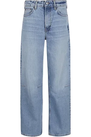 Fiorucci Jeansy, Kobieta, Niebieski, W25, Rozciągliwe Baggy Jeansy