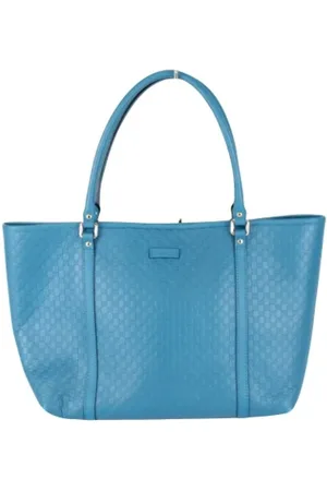Gucci Pre-owned, Kobieta, Niebieski, ONE SIZE, Skóra, Pre-owned Leather gucci-bags