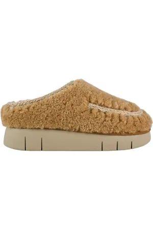 Mou Buty, Kobieta, Beżowy, 38 EU, Maxi Stitching Chodak do skakania