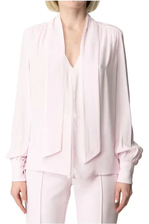 Elisabetta Franchi Bluzki, Kobieta, Różowy, M, Stylowa Sukienka 100%vi
