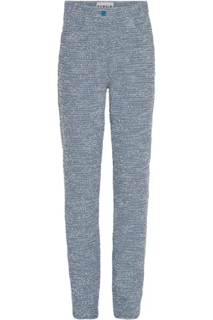 REMAIN Birger Christensen Spodnie, Kobieta, Niebieski, S, Lynn Pants Riviera Comb