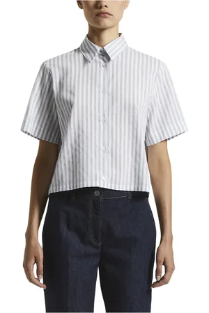PESERICO SIGN Bluzki, Kobieta, Niebieski, 2XS, Blouses & Shirts