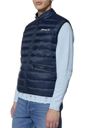 John Richmond Kurtki, Mężczyzna, Niebieski, L, Stylowy produkt modowy 100% NYL