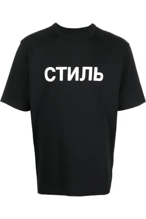 Heron Preston Koszulki, Mężczyzna, Czarny, M, Bawełna, Ctnmb Logo Tee